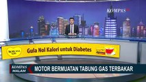 Diduga Korsleting di Bagian Mesin, Motor Roda Tiga Bermuatan Tabung Elpiji di Banyumas Terbakar!