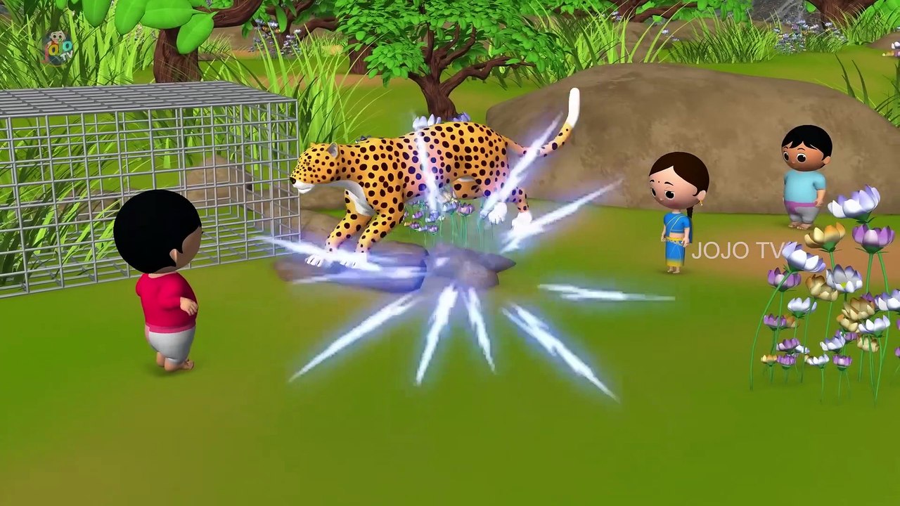 Marry the Magical Cheetah Comedy Story 3D Hindi Moral Stories for Kids JOJO TV