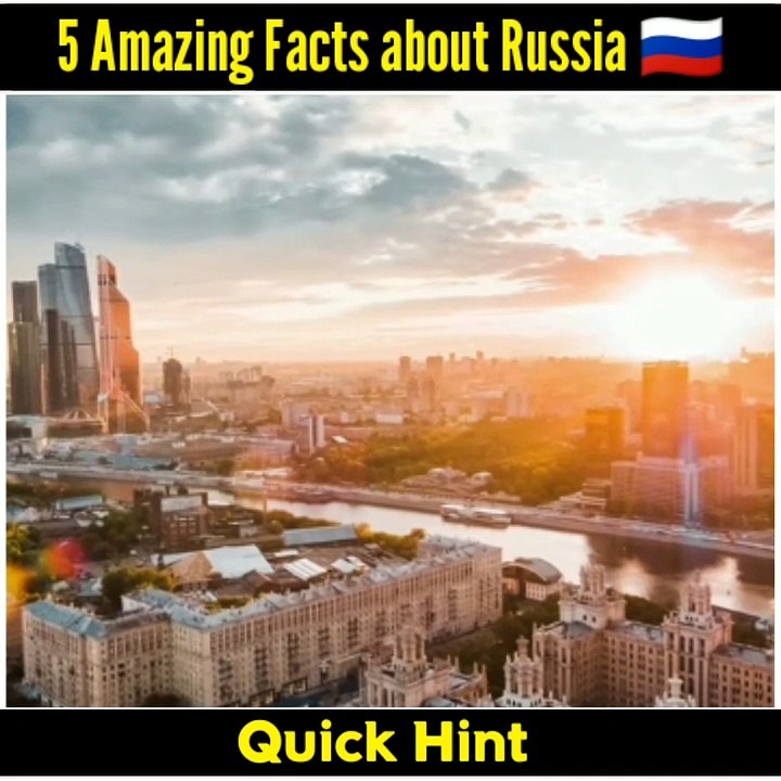 99% लोग नहीं जानते रूस के बारे में ये 5 तथ्य | Amazing/Unbelievable Facts about Russia | quick hint