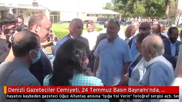Denizli Gazeteciler Cemiyeti, 24 Temmuz Basın Bayramı'nda, Hayatını Kaybeden Gazeteci Oğuz Altuntaş Anısına Fotoğraf Sergisi Açtı