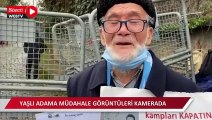 Uygur Türkü yaşlı adama polis müdahalesi tepki çekti
