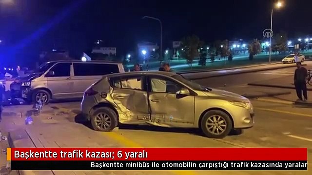Başkentte trafik kazası: 6 yaralı
