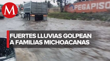En Michoacán, una persona muere debido a las fuertes lluvias