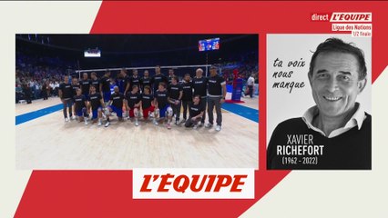Un supplément d'âme et un hommage à Xavier Richefort - Volley - L. des nations