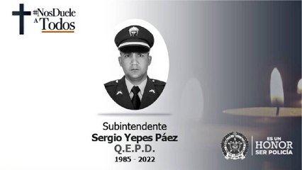 Subintendente fue asesinado por presuntos miembros del Clan del Golfo en el municipio de Yarumal, Antioquia