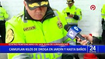 SJL: encuentran droga enterrada en el penal de Lurigancho