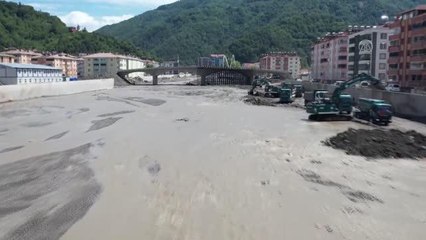 KASTAMONU - Bozkurt'taki Ezine Çayı'ndan yaklaşık 2 milyon metreküp rüsubat taşınacak