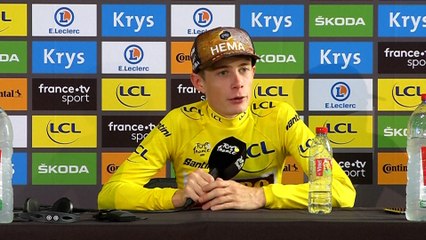 «Je veux revenir sur le Tour de France pour en gagner un autre», clame Vingegaard, maillot jaune