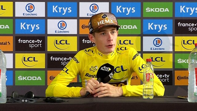 «Je veux revenir sur le Tour de France pour en gagner un autre», clame Vingegaard, maillot jaune
