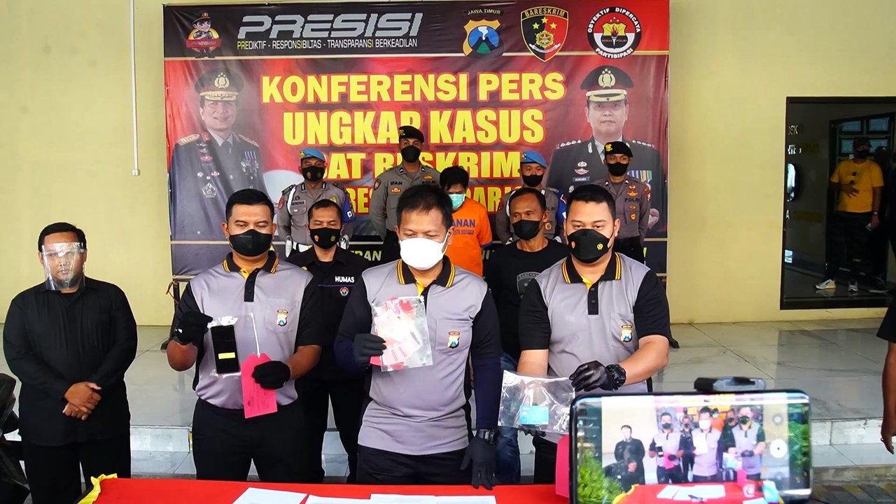 Polresta Sidoarjo Tangkap Suami Yang Tega Bunuh Istri Siri