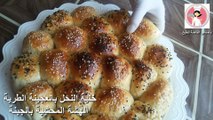 خلية النحل بالعجينة الطرية الهشة المحشية بالجبنة اللذيذة حلويات سهلة وسريعة