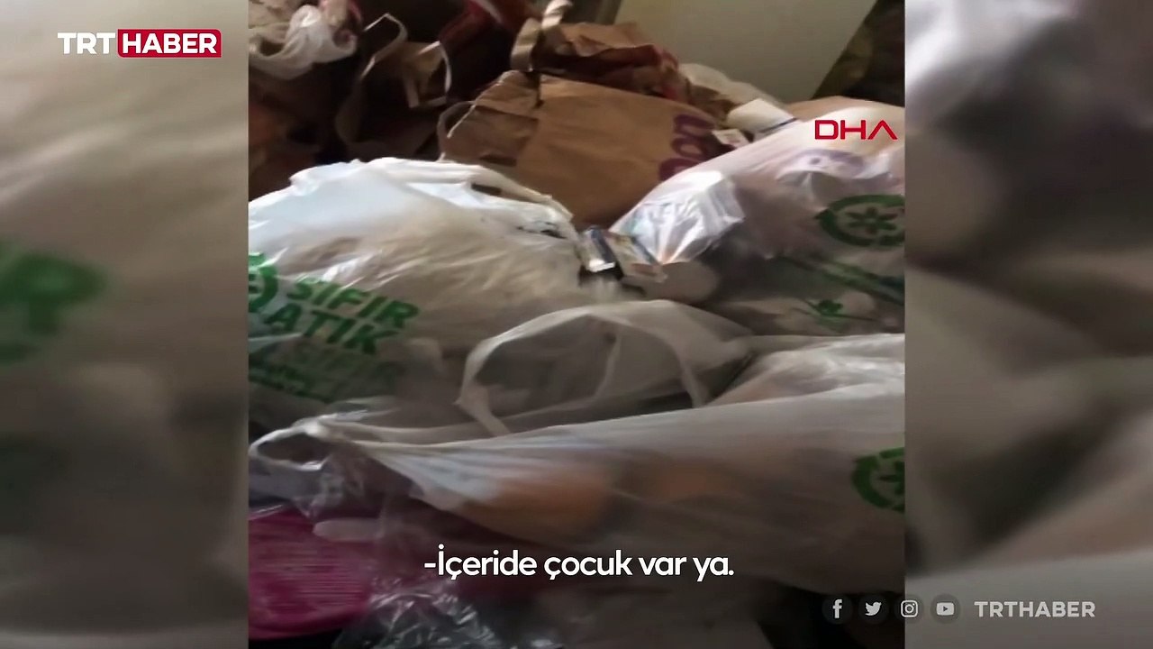 Çöp evde 1 yıldır odaya kilitlenmiş çocuk baygın bulundu