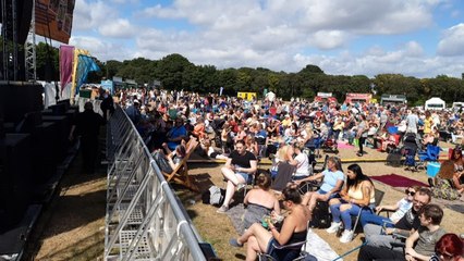 Crowds gather in Bents Park ahead of the latest South Shields summer concert