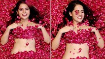 Urfi Javed Rose Flower Shower Video Viral, Fans ने कहा अब तो हद...| Boldsky*Entertainment