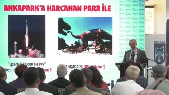Mansur Yavaş: Gördüğünüz Roket 500 Milyon Dolara Uzaya Fırlatılıyor. Biz Bu Dinozorları Nereye Fırlatacağız Bilmiyorum