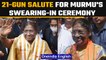 Draupadi Murmu's swearing-in ceremony: 21 gun salute, Santali saree and more | Oneindia news *News