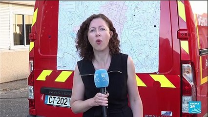 Firefighters work round the clock to secure France's Gironde after huge blazes