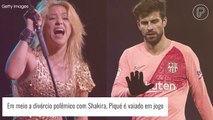 Torcedores gritam nome de Shakira e vaiam Piqué em jogo de futebol. Vídeo!