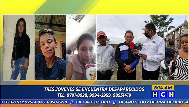 Familiares buscan desesperadamente a tres jovencitos extraviados en Ocotepeque