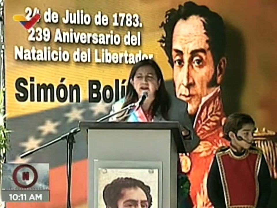A/J Carmen Meléndez: "Todos los Revolucionarios de esta época somos Bolivarianos"