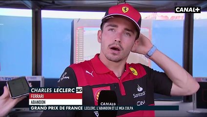 Charles Leclerc : "Je mérite pas de gagner le championnat" - Grand Prix de France - F1