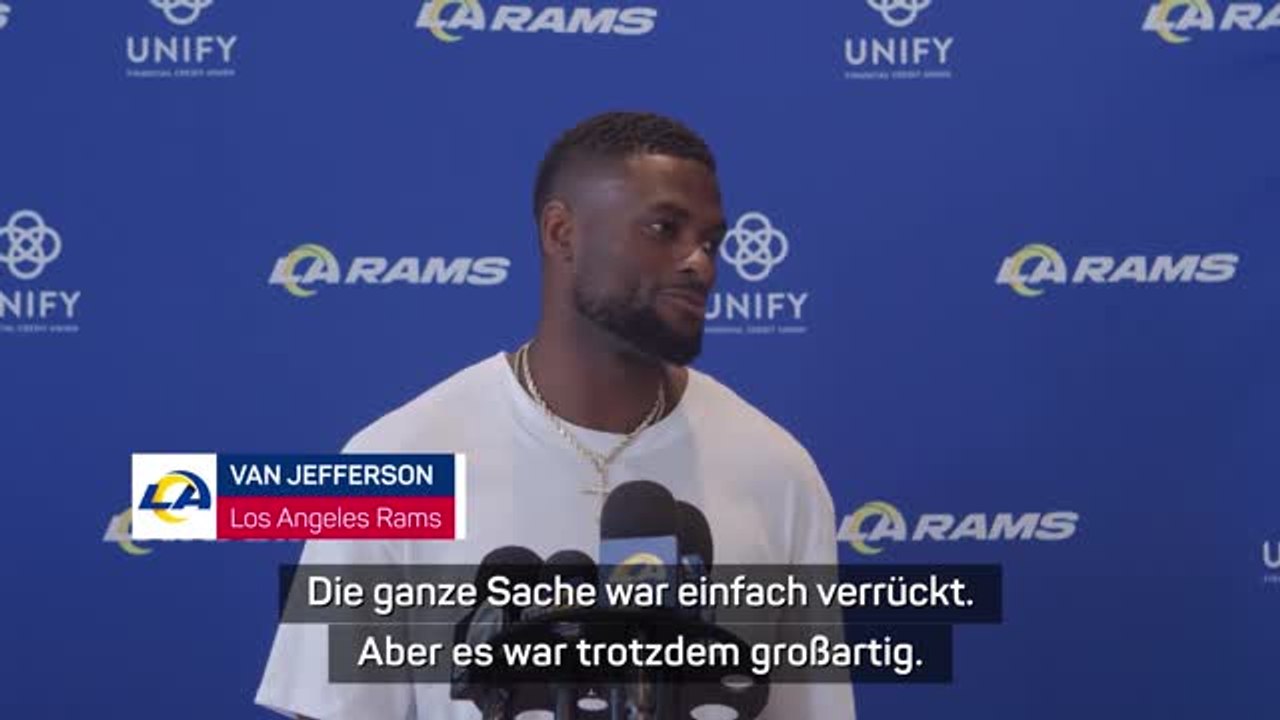 Jefferson: Geburt während Super Bowl war “verrückt”
