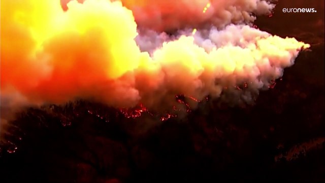 ЧП из-за лесного пожара в Калифорнии