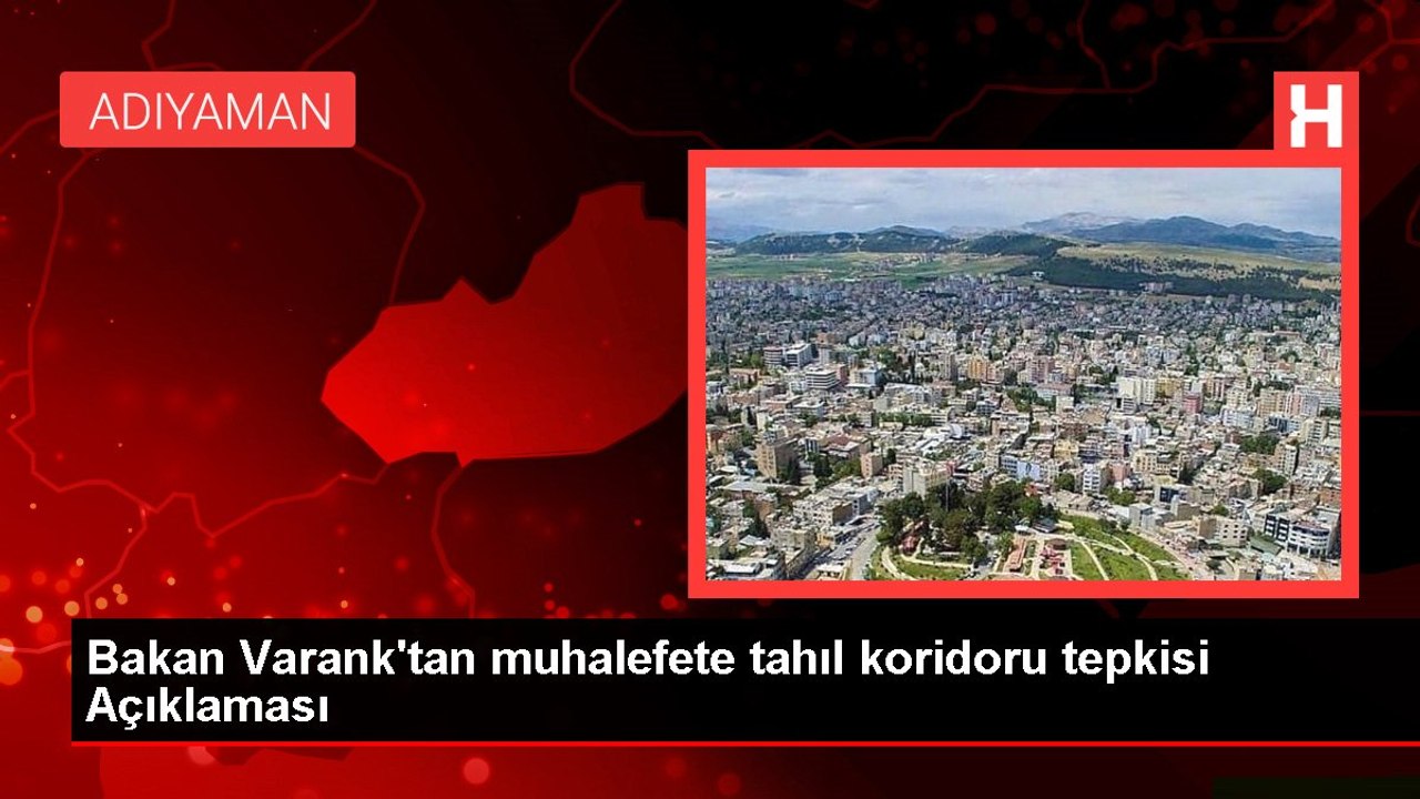 Bakan Varank'tan muhalefete tahıl koridoru tepkisi Açıklaması