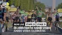 Célébration de Jumbo Visma / Jumbo Visma celebrates  - Étape 21 / Stage 21 - #TDF2022