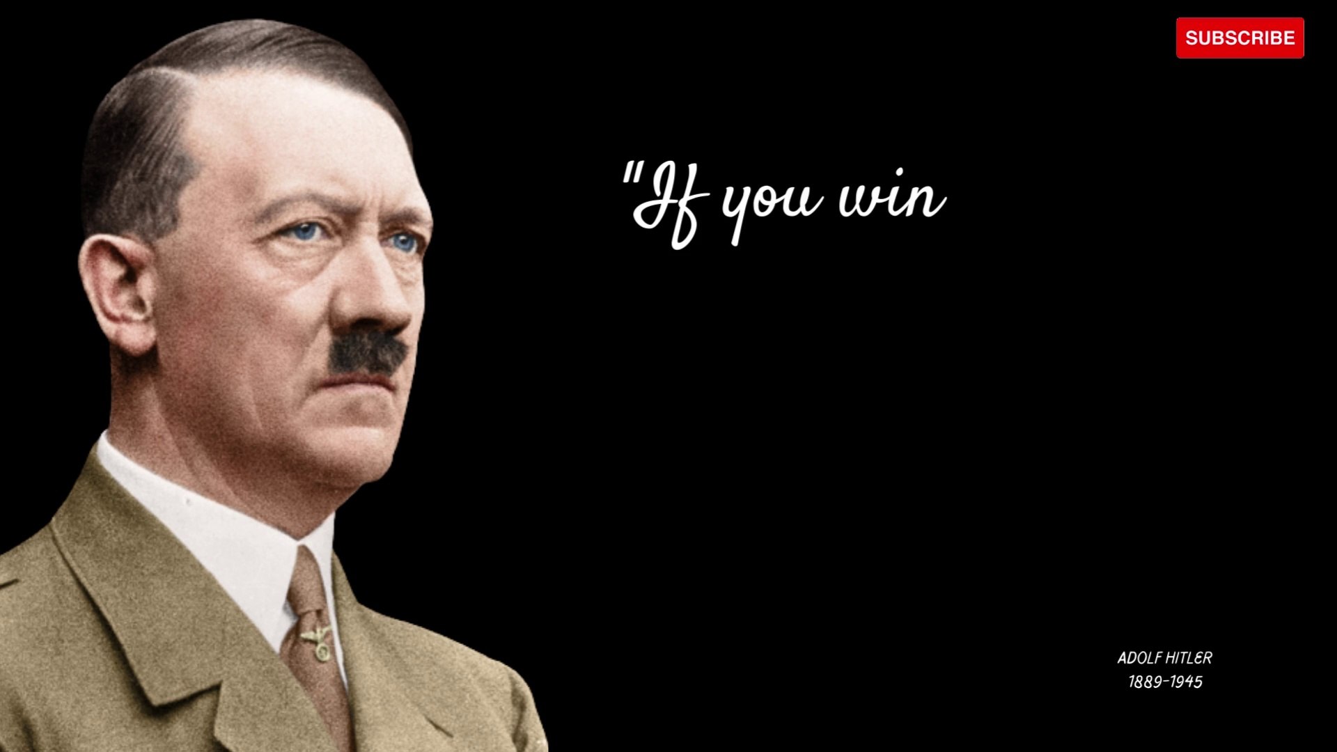 5 Powerful Quotes from ADOLF HITLER that changed my life. - video  Dailymotion, image size:1920x1080