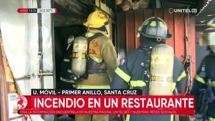 El mal cambio de una garrafa de gas provoca incendio en un restaurante en Santa Cruz
