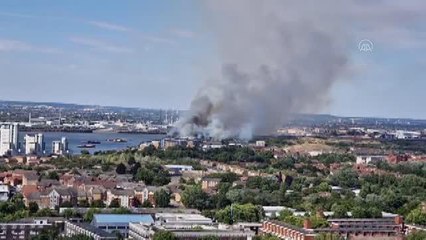Son dakika haberleri! Londra'nın güneydoğusunda yangın çıktı