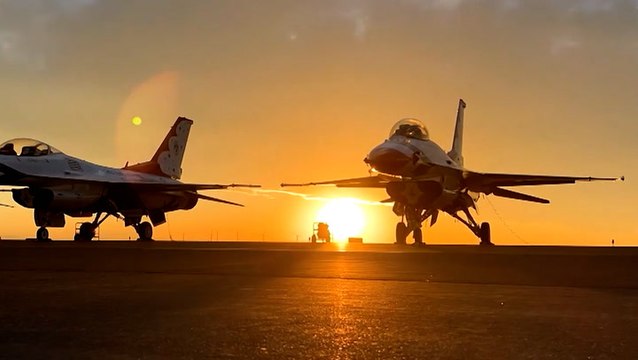 Fiery sunrises and sunsets across the US