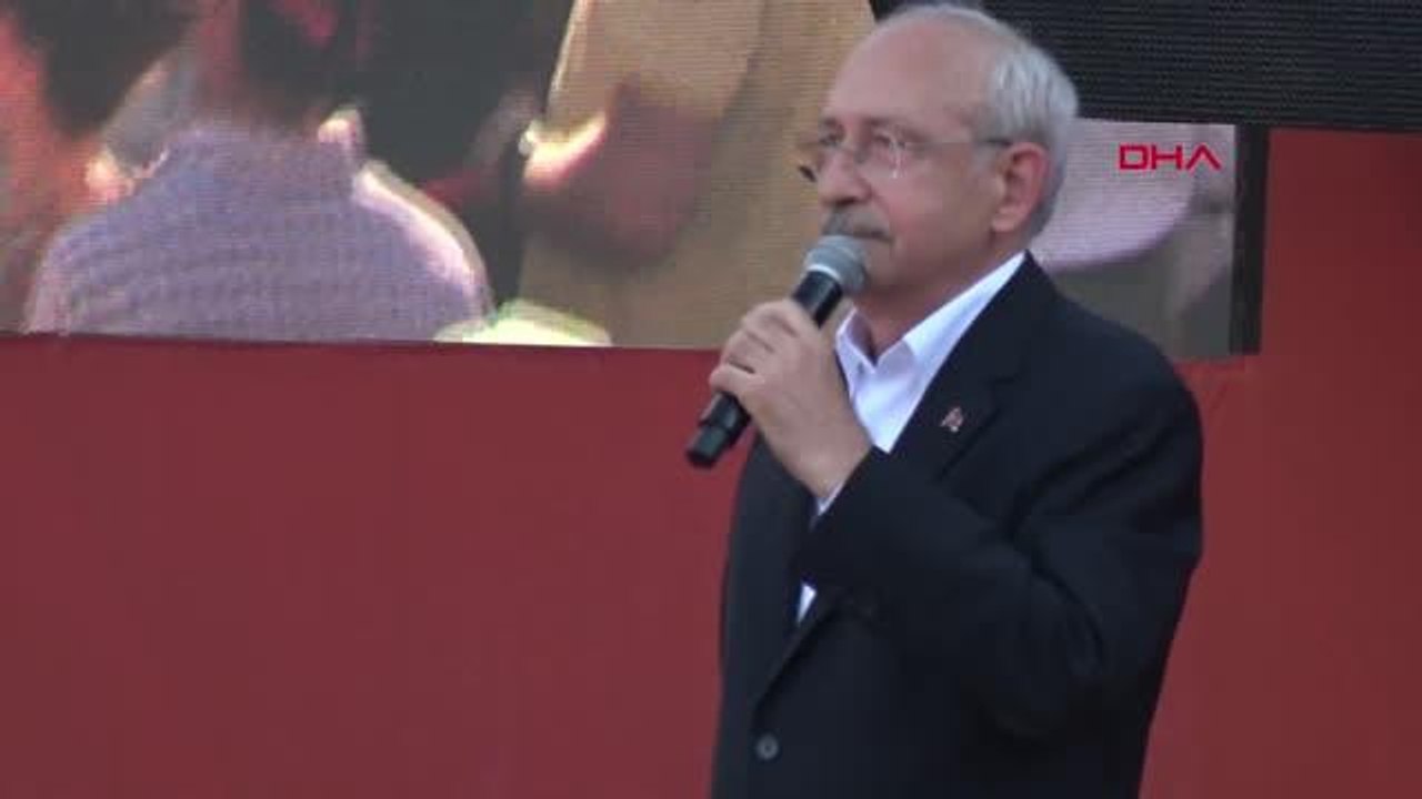 KEMAL KILIÇDAROĞLU: 'BAY KEMAL' OLMAK İÇİN KUL HAKKI YEMEYECEKSİN, ADALETLİ OLACAKSIN -