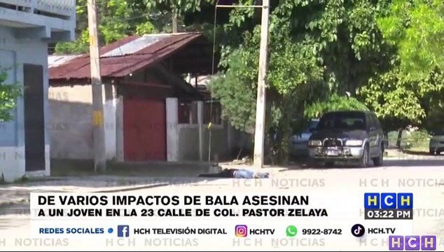 ¡Matan a un joven en la Col. Pastor Zelaya de SPS!