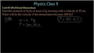 Unit 3 Problem 2 Physics new book numerical solution 9th Class Sindh Board Karachi easy explanation