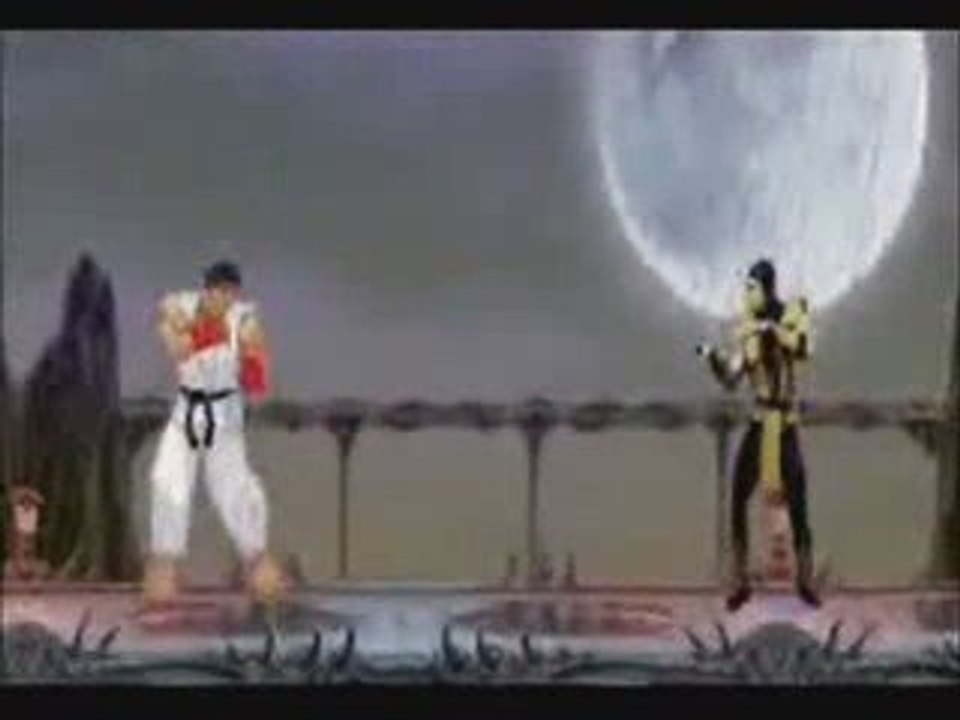 ryu vs scorpion part 2 Revenge + chun lee kidnapee