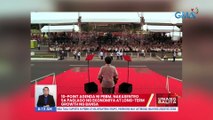 10-point agenda ni PBBM, nakasentro sa paglago ng ekonomiya at long-term growth ng bansa | UB