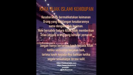 KATA BIJAK ISLAMI KEHIDUPAN 2 #SHORT