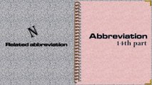 N related full form/ Abbreviations of N related words/ N all abbreviations in Bangla/ part 14th