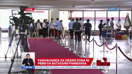Paghahanda sa unang SONA ni PBBM sa Batasang Pambansa | UB