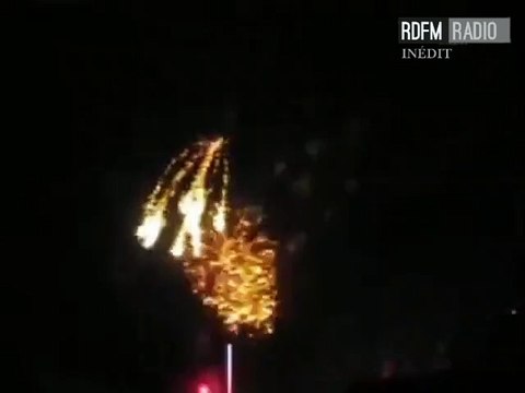 Feu d'artifice de la ville de Bray-Dunes le 14 juillet 2022