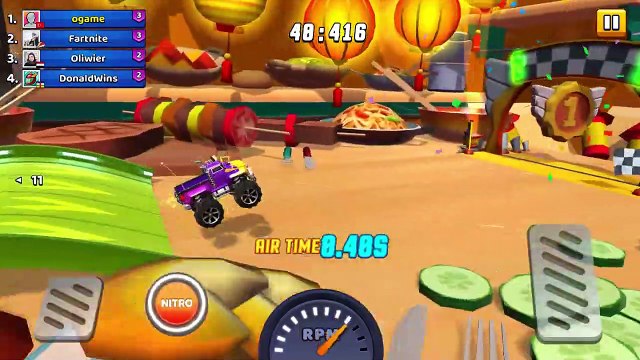 Nitro Jump Racing Fusion Cuisene Cup 4x4 Monster Stunt Driver - Android GamePlay #2