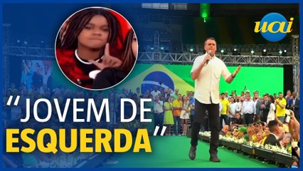 Bolsonaro: 'Temos que trazer o jovem de esquerda para o nosso lado'