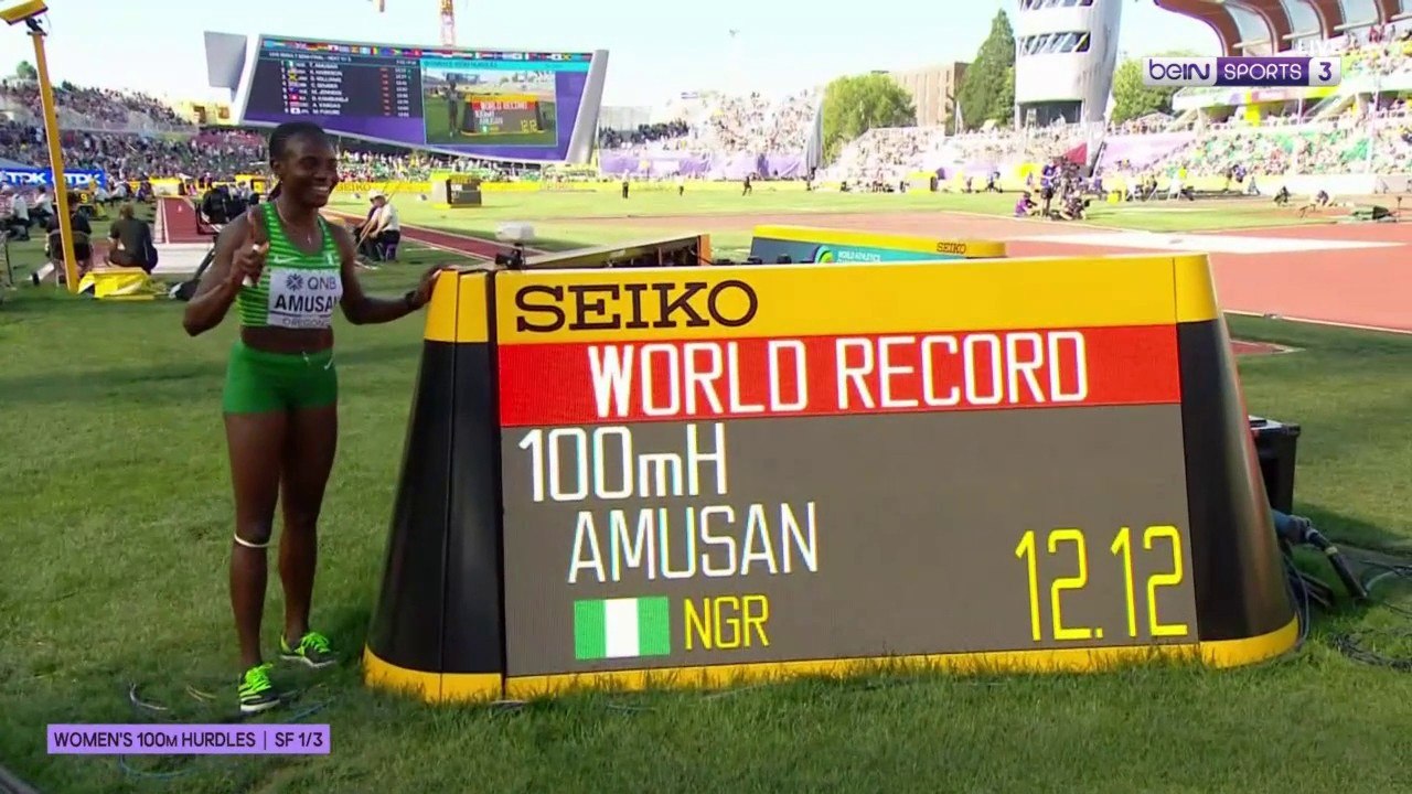 Tobi Amusan sets world record in 100m hurdles semis