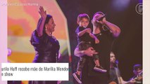 Murilo Huff faz homenagem à Marília Mendonça com filho no colo e mãe da cantora no palco. Vídeo!