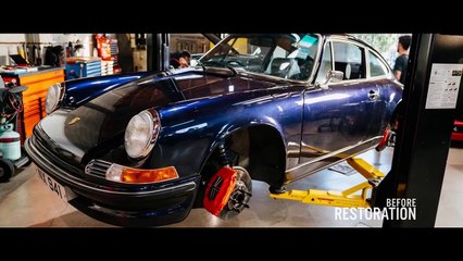 RHD Porsche 964 Full Restoration on Celette bench
