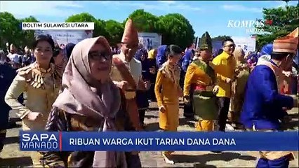 Ribuan Warga Ikut Tarian Dana Dana