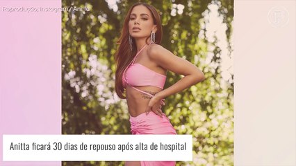Anitta se queixa de dor após cirurgia e reclama do 'corpo imenso de gás': 'Um botijão ambulante'
