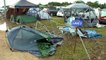 Splendour in the Grass festival goers un-bog cars and head home after muddy weekend
